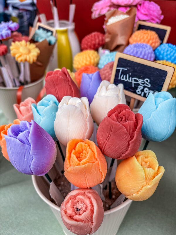 Tulipe fleur fondant