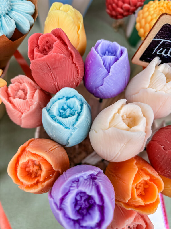 Tulipe fleur fondant