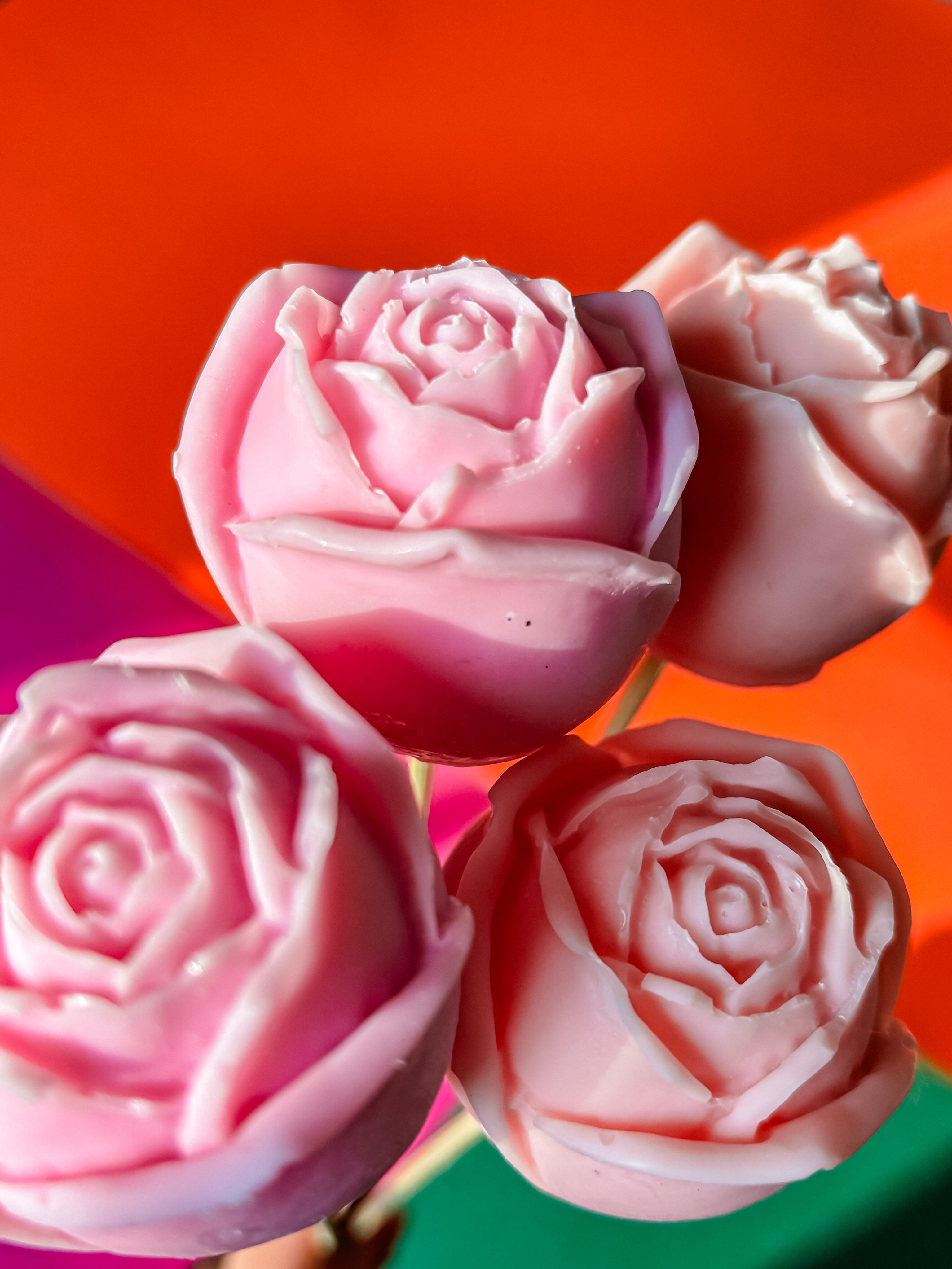 Fleurs en cire La Rose