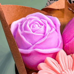 Fleurs en cire La Rose
