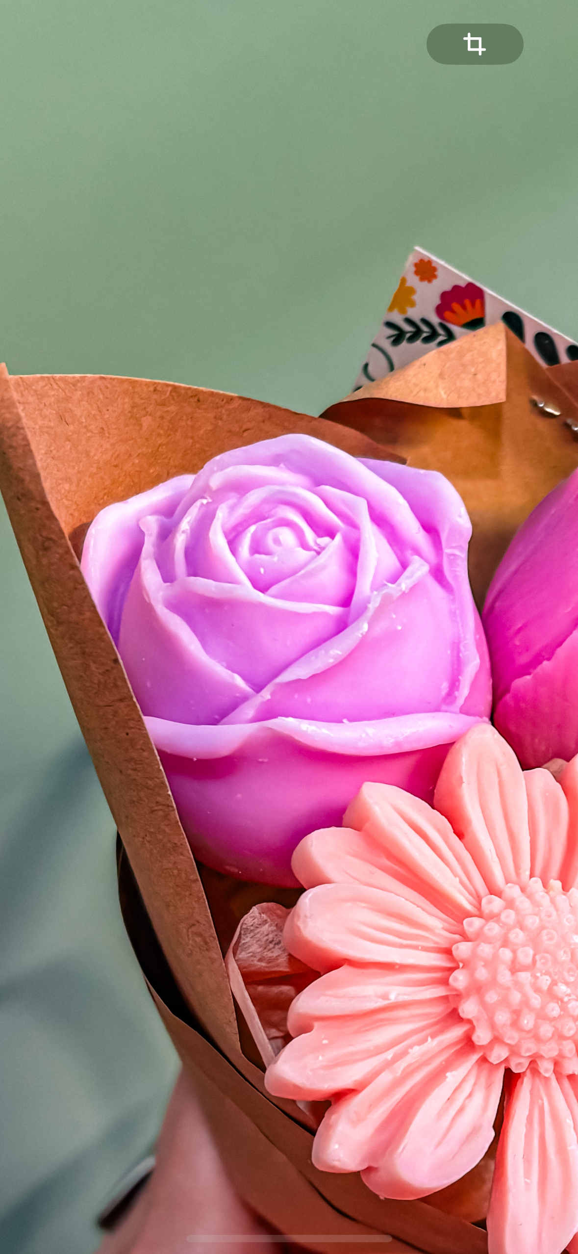 Fleurs en cire La Rose